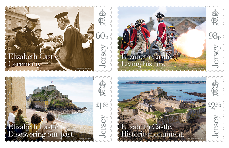 Jersey Stamps Celebrate 100 Years Of Elizabeth Castle As A Historic Mo ...