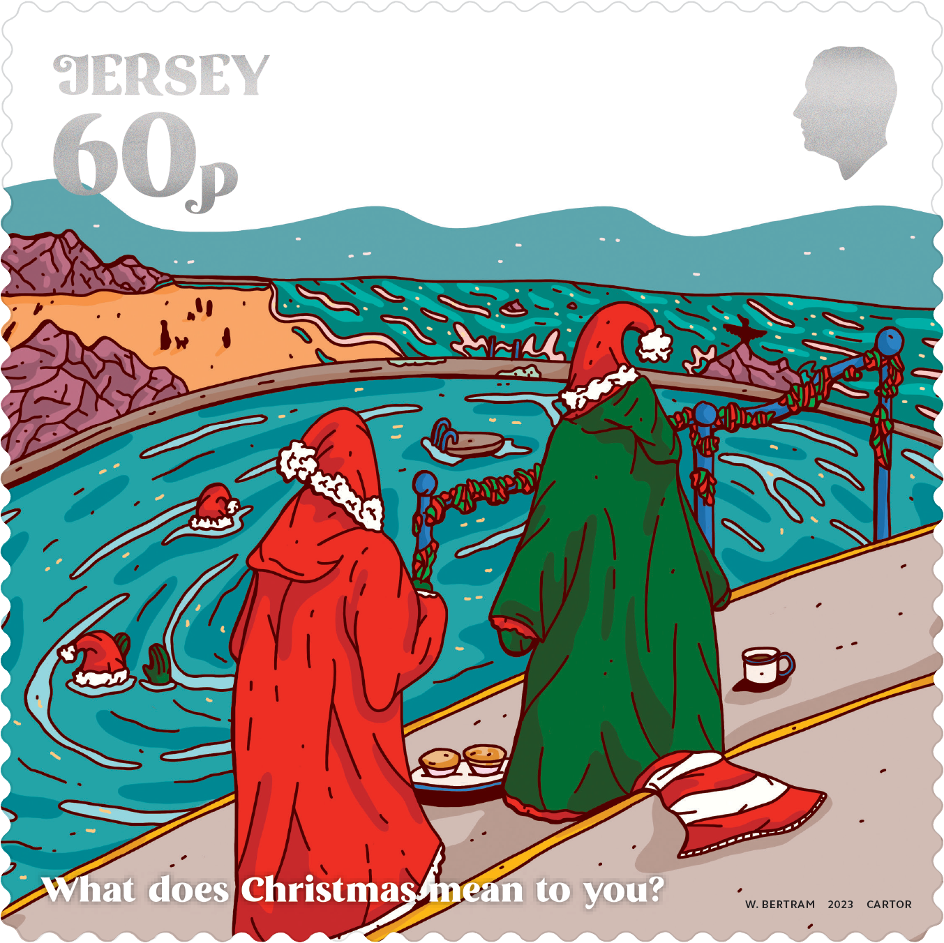 What does Christmas mean to you? Christmas 2023 Jersey Stamps