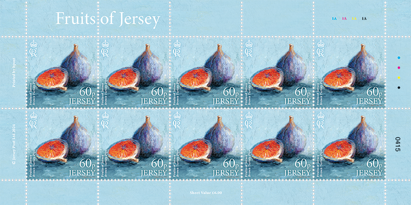 Jersey Post Local Stamp Sheet Fruits Of Jersey Jersey Stamps jersey-post-local-stamp-sheet-fruits-of-jersey-jersey-stamps