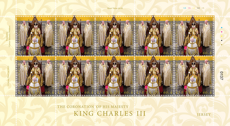 The Coronation of His Majesty King Charles III  - 60p Sheet