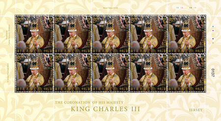 The Coronation of His Majesty King Charles III  - 98p Sheet B