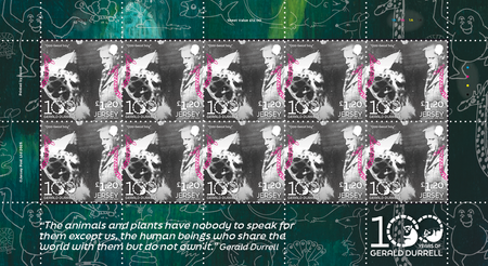 100 Years of Gerald Durrell: Dedication - £1.20  Sheet