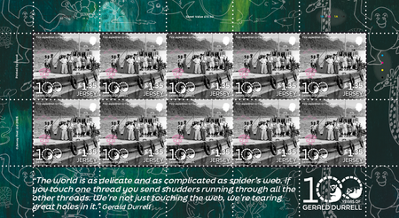 100 Years of Gerald Durrell: Dedication - £1.35 Sheet