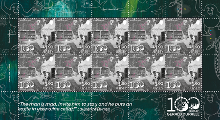 100 Years of Gerald Durrell: Dedication - £1.90  Sheet
