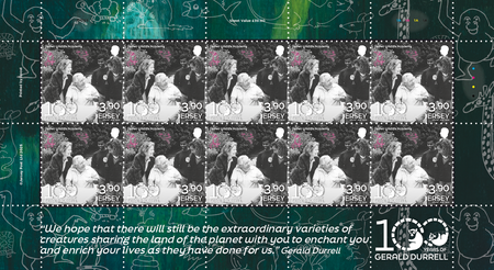 100 Years of Gerald Durrell: Dedication - £3.90 Sheet