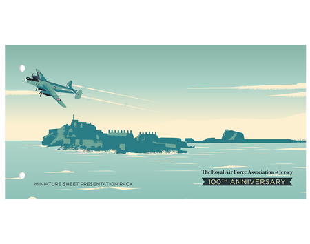 Royal Air Force Association of Jersey - 100th Anniversary  - Miniature Sheet Presentation Pack
