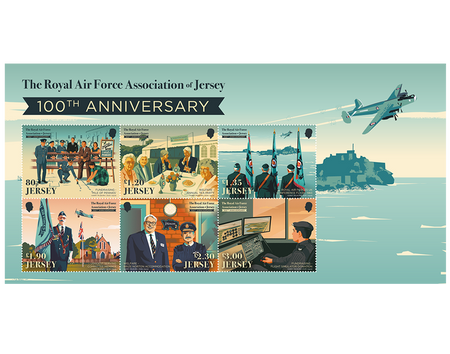 Royal Air Force Association of Jersey - 100th Anniversary  - Souvenir Sheetlet