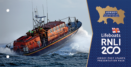 Jersey Celebrating 200 Years of the RNLI - Stamps Presentation Pack