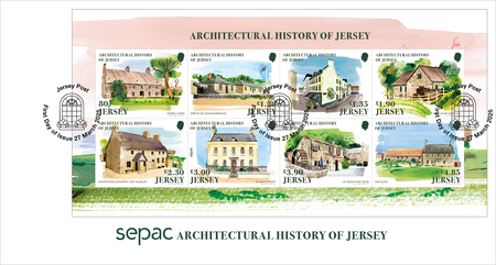 SEPAC: Architectural History - Souvenir Sheetlet First Day Cover