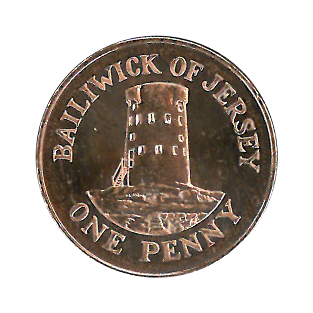 Mint Set of Coins Jersey Stamps