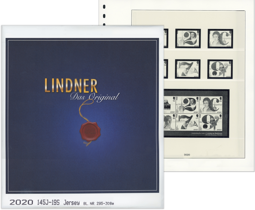 2020 Lindner Year Pages Jersey Stamps