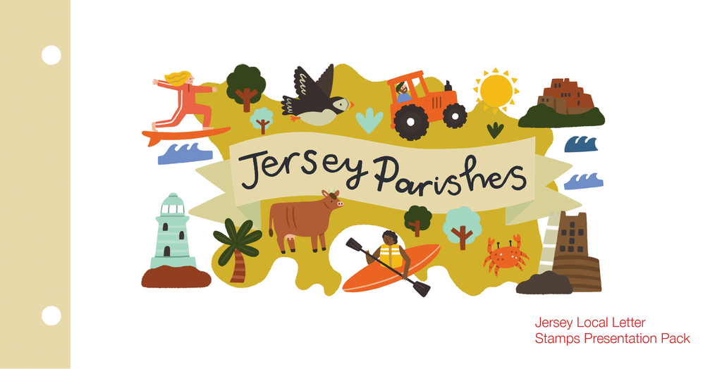 Jersey Parishes Local Letter Presentation Pack Jersey Stamps