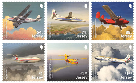 Commercial aircraft to feature on Jersey stamps