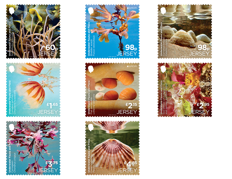 Jersey Post Release Europa Underwater Stamp Issue