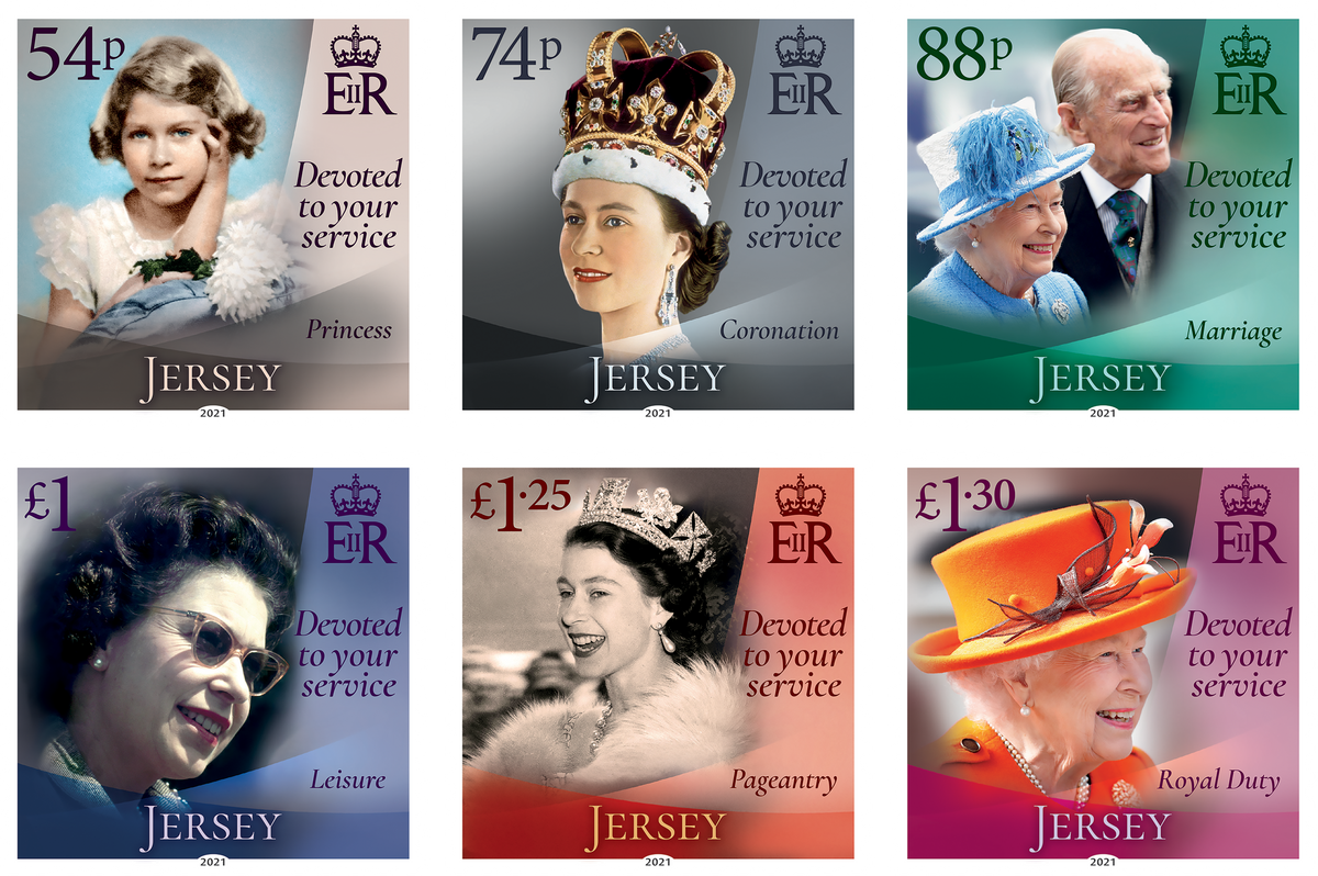 Jersey stamps pay tribute to Her Majesty on her 95th birthday