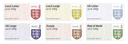 Crest of Jersey to feature on  new Post & Go stamps