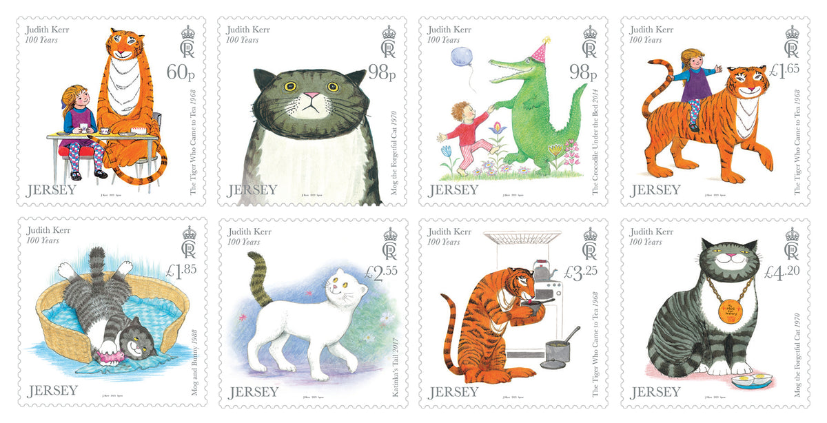 Jersey stamps celebrate legendary children’s author and illustrator, Judith Kerr