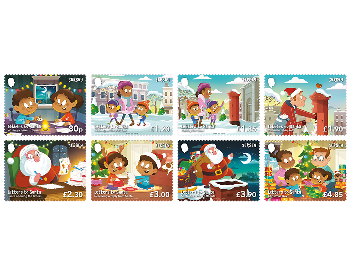 Letters to Santa stamp set