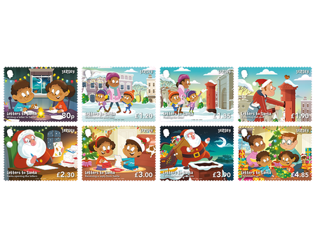 Letters to Santa stamp set