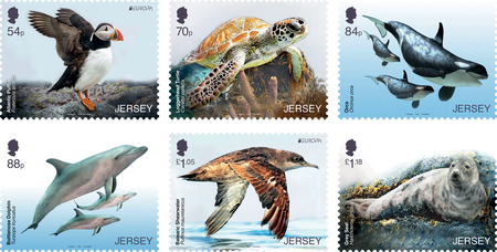 Coastal wildlife to feature on Jersey stamps and souvenir coin