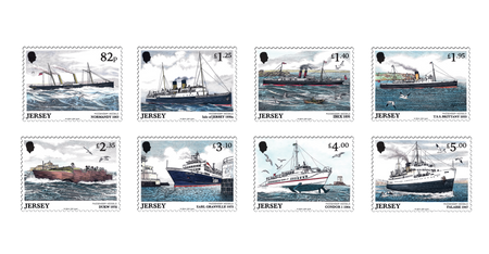 Celebrate Historic Passenger Vessels in Jersey Post’s New Stamp Issue