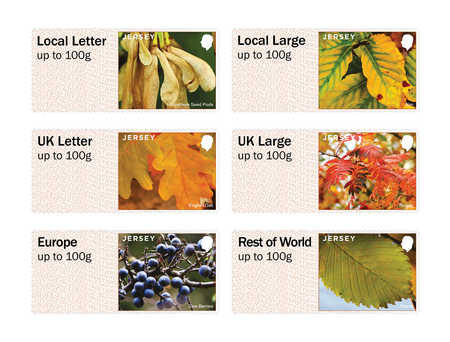 Post & Go autumn colour stamp set