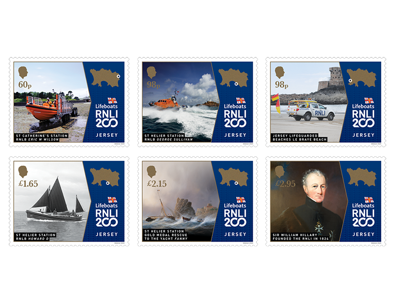Jersey Post Celebrates 200 Years of the RNLI with a Commemorative Stamp Issue
