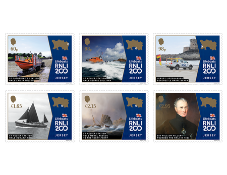 Jersey Post Celebrates 200 Years of the RNLI with a Commemorative Stamp Issue