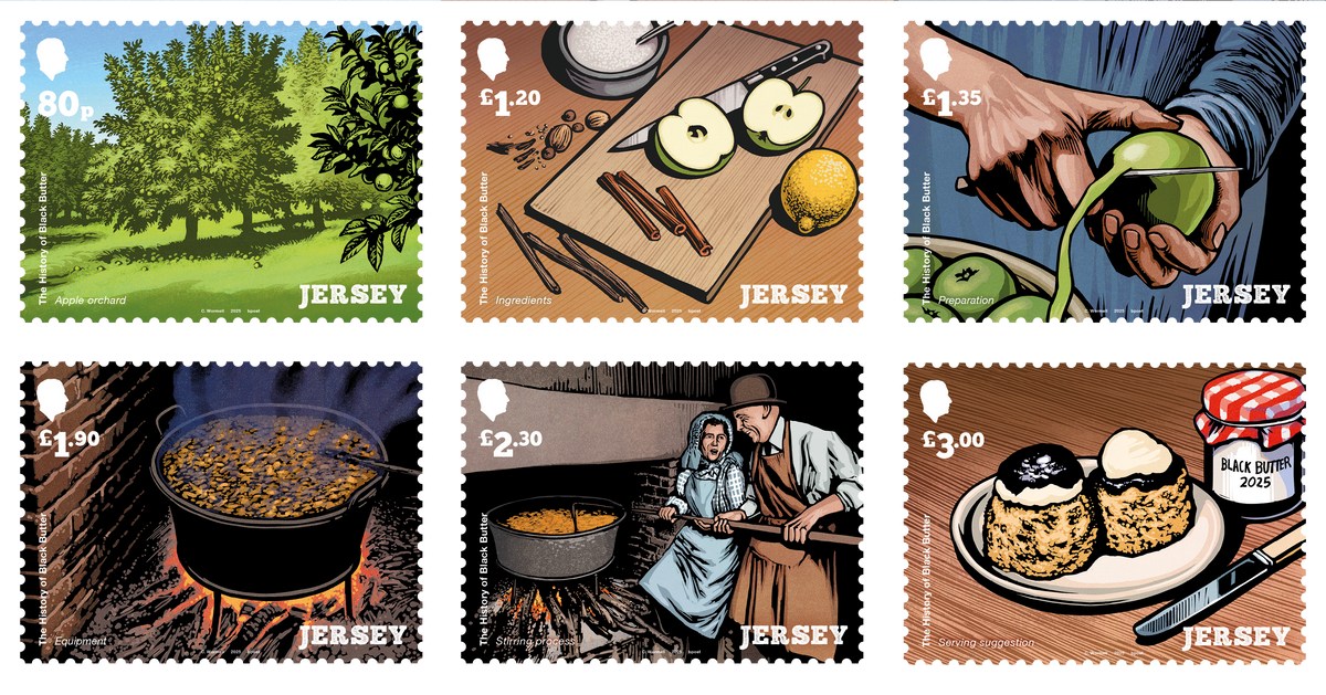 Discover the history of black butter in Jersey in Jersey Post’s new stamp issue