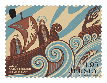 Jersey Stamps Philatelic Tales of Saint Helier £1.95 stamp
