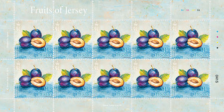 Fruits of Jersey  - £1.65 Sheet