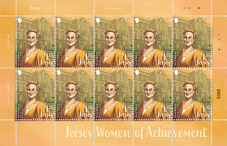 Jersey Women of Achievement - £1.65 Sheet