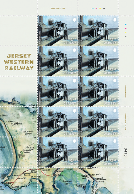 Jersey Western Railway - £1.65 Sheet Set