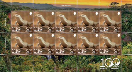 100 Years of Gerald Durrell: Conservation - £1.35  Sheet