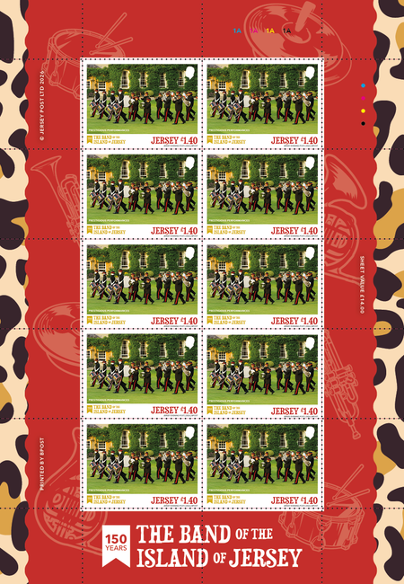 150 Years of the Band of the Island of Jersey  - £1.40 Sheet