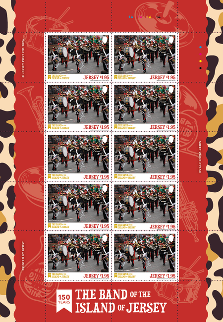 150 Years of the Band of the Island of Jersey  - £1.95 Sheet