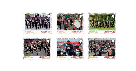 150 Years of the Band of the Island of Jersey  - Stamp Set