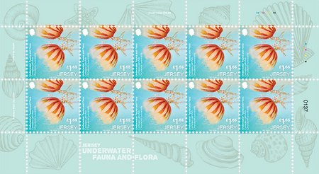EUROPA Underwater Fauna and Flora - £1.65 Sheet