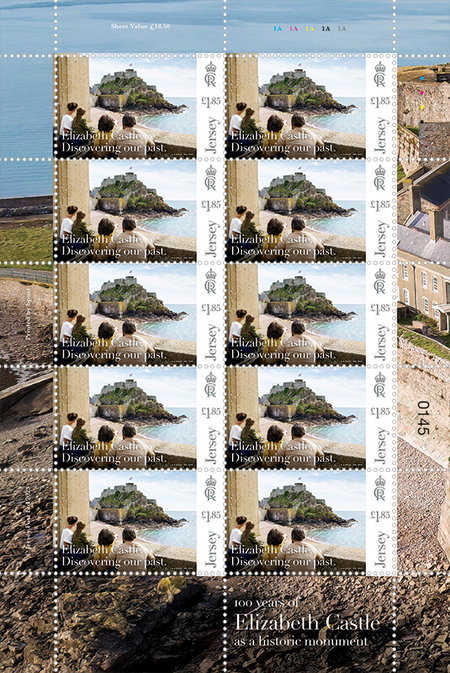 100 Years of Elizabeth Castle as a Historical Monument - £1.85 Sheet