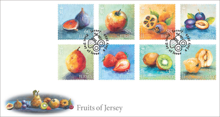 Fruits of Jersey  - Stamps First Day Cover