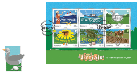 Jèrriais 2 - Souvenir Sheetlet First Day Cover