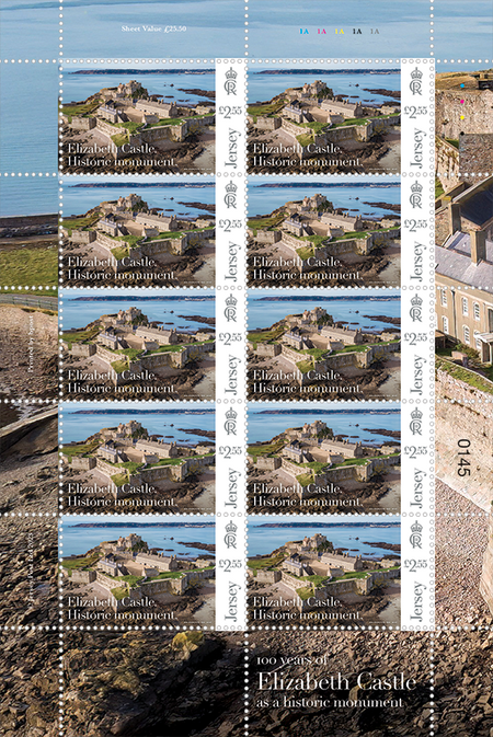 100 Years of Elizabeth Castle as a Historical Monument - £2.55 Sheet