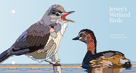 Jersey's Wetland Birds - Stamps Presentation Pack