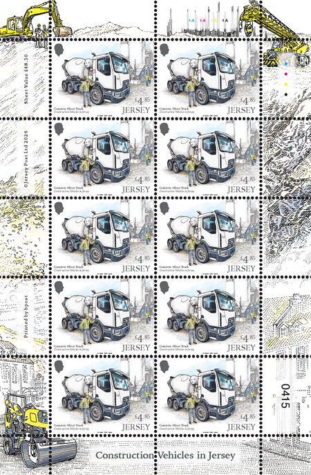 Construction Vehicles  - £4.85 Sheet