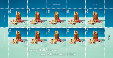 Jersey Dolls House and Miniatures Club - 60p Sheet
