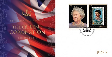 60th Anniversary Of The Queen’s Coronation  - Stamp Set First Day Cover