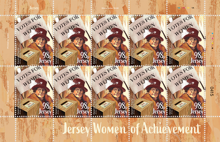 Jersey Women of Achievement - 98p Sheet A