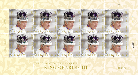 The Coronation of His Majesty King Charles III  - 98p Sheet A