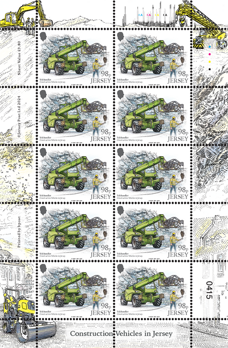 Construction Vehicles  - 98p Sheet A