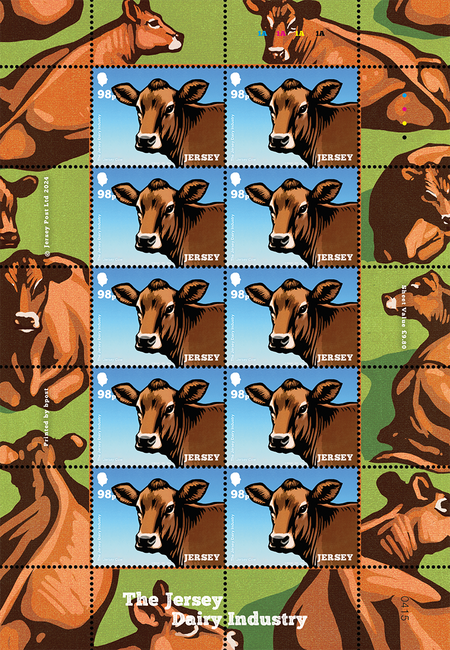 The Jersey Dairy Industry - 98p Sheet A